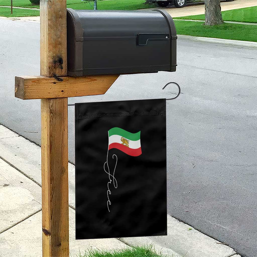 Free Iran Garden Flag Patriotic Iranian Lion and Sun Flag