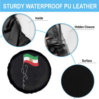 Free Iran Spare Tire Cover Patriotic Iranian Lion and Sun Flag
