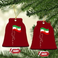 Free Iran Ceramic Ornament Patriotic Iranian Lion and Sun Flag