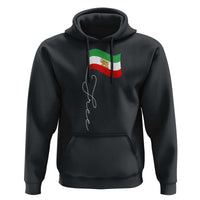 Free Iran Hoodie Patriotic Iranian Lion and Sun Flag