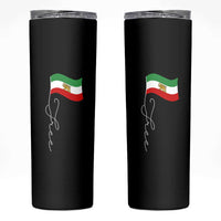 Free Iran Skinny Tumbler Patriotic Iranian Lion and Sun Flag
