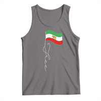 Free Iran Tank Top Patriotic Iranian Lion and Sun Flag