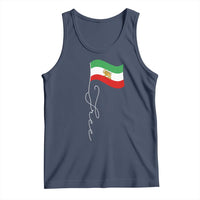 Free Iran Tank Top Patriotic Iranian Lion and Sun Flag