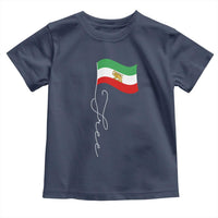 Free Iran Toddler T Shirt Patriotic Iranian Lion and Sun Flag