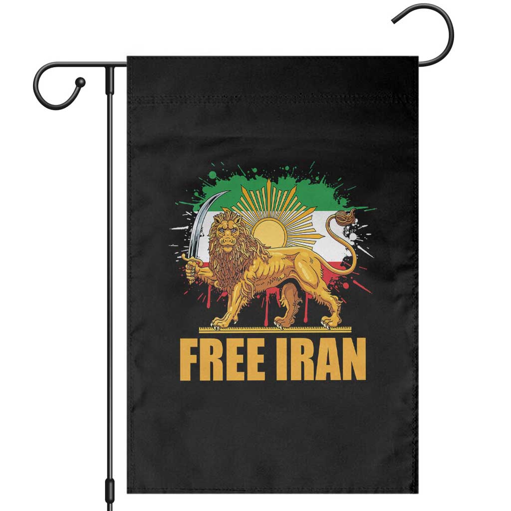 Free Iran Garden Flag Iran Flag Lion And Sun Persian Pride Iranian Protests