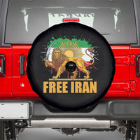 Free Iran Spare Tire Cover Iran Flag Lion And Sun Persian Pride Iranian Protests