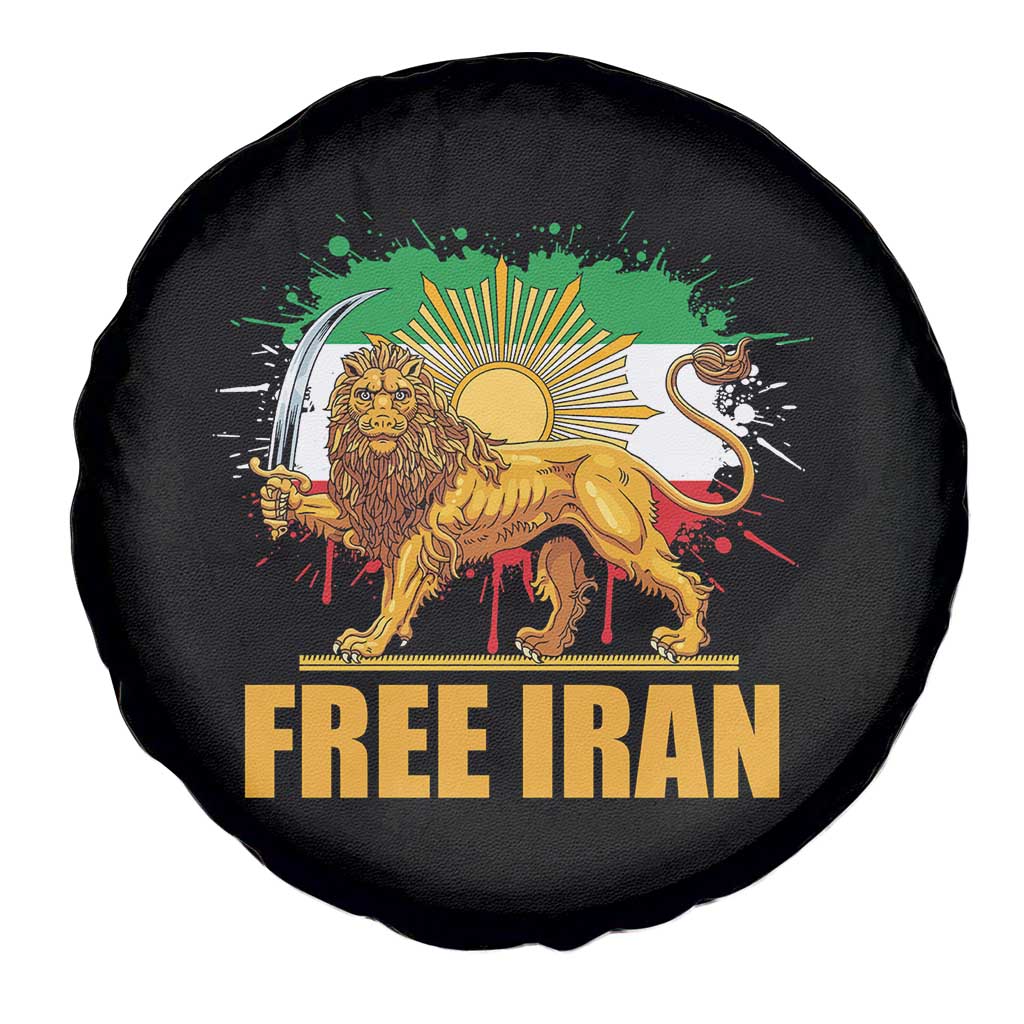 Free Iran Spare Tire Cover Iran Flag Lion And Sun Persian Pride Iranian Protests