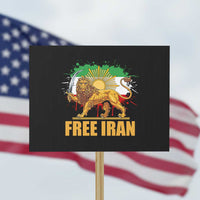 Free Iran Protest Sign Iran Flag Lion And Sun Persian Pride Iranian Protests