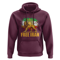 Free Iran Hoodie Iran Flag Lion And Sun Persian Pride Iranian Protests