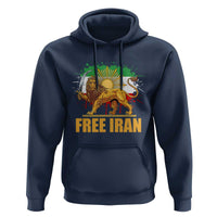 Free Iran Hoodie Iran Flag Lion And Sun Persian Pride Iranian Protests