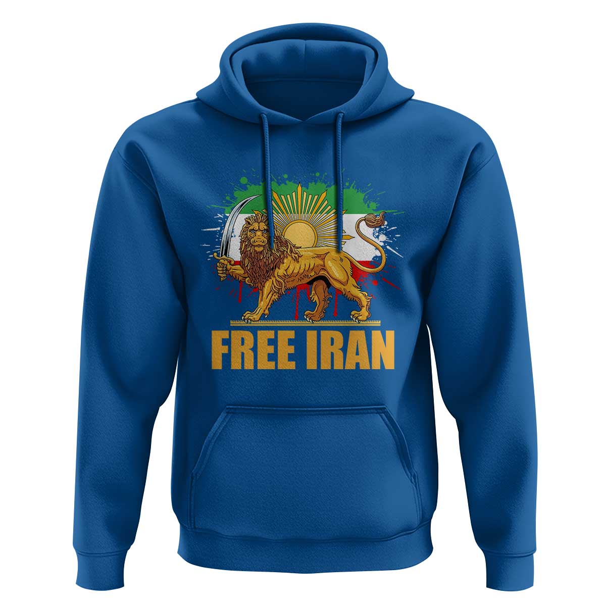 Free Iran Hoodie Iran Flag Lion And Sun Persian Pride Iranian Protests