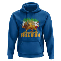 Free Iran Hoodie Iran Flag Lion And Sun Persian Pride Iranian Protests