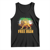 Free Iran Tank Top Iran Flag Lion And Sun Persian Pride Iranian Protests