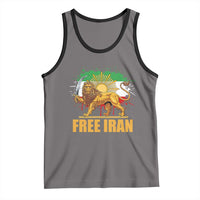 Free Iran Tank Top Iran Flag Lion And Sun Persian Pride Iranian Protests