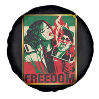 Free Iran Protest Spare Tire Cover Support Women Life Freedom Statement