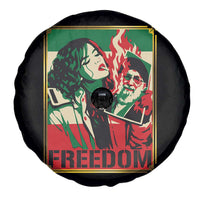 Free Iran Protest Spare Tire Cover Support Women Life Freedom Statement