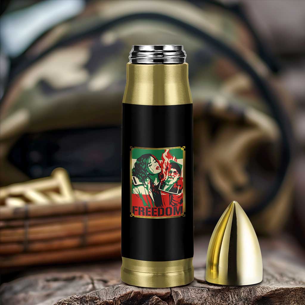 Free Iran Protest Bullet Tumbler Support Women Life Freedom Statement