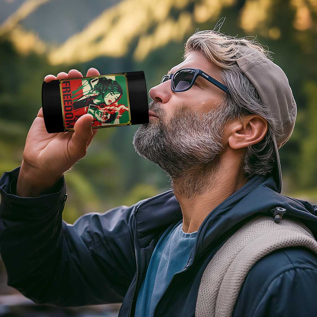 Free Iran Protest 4 in 1 Can Cooler Tumbler Support Women Life Freedom Statement