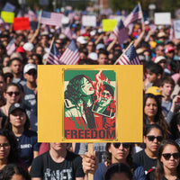 Free Iran Protest Protest Sign Support Women Life Freedom Statement