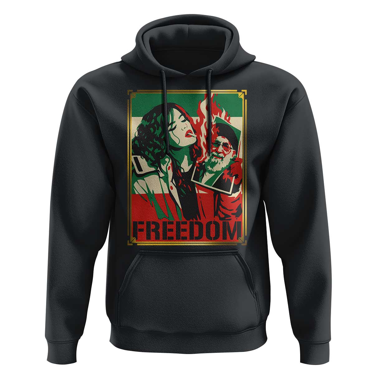 Free Iran Protest Hoodie Support Women Life Freedom Statement
