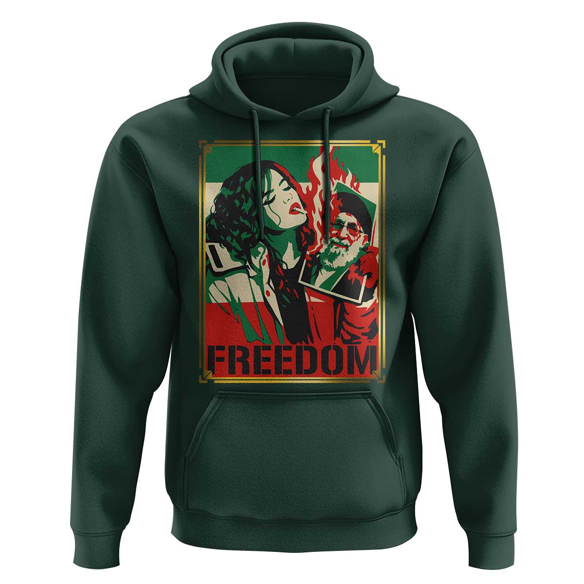 Free Iran Protest Hoodie Support Women Life Freedom Statement
