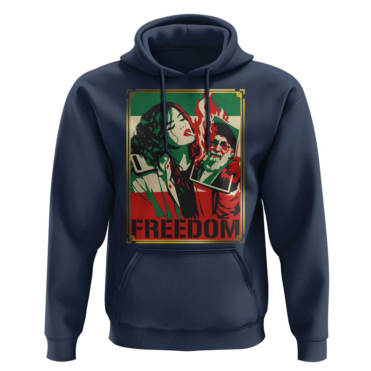 Free Iran Protest Hoodie Support Women Life Freedom Statement