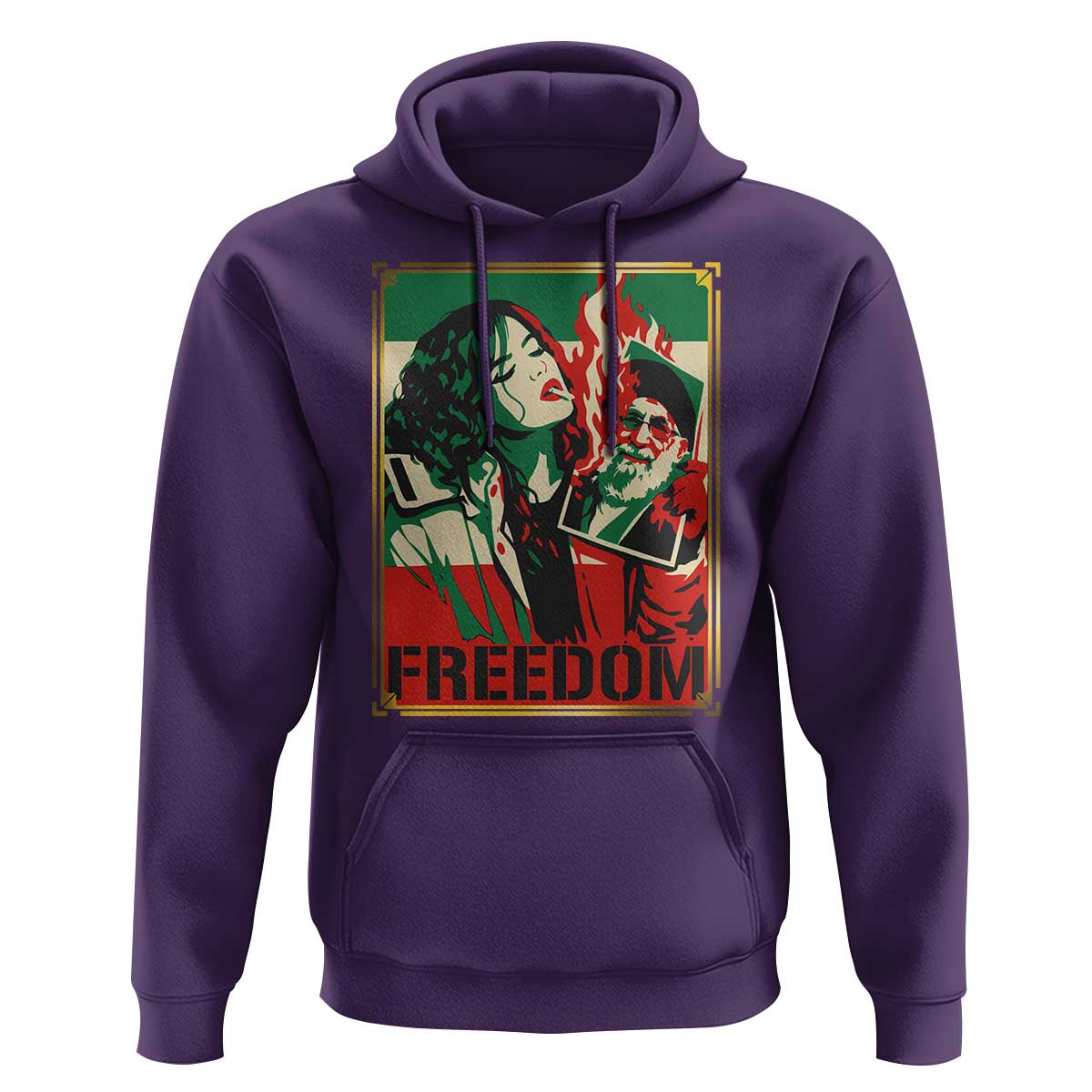 Free Iran Protest Hoodie Support Women Life Freedom Statement