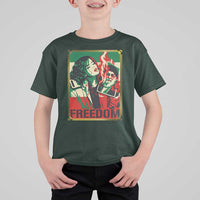Free Iran Protest T Shirt For Kid Support Women Life Freedom Statement