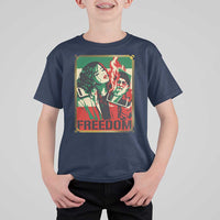 Free Iran Protest T Shirt For Kid Support Women Life Freedom Statement
