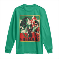 Free Iran Protest Long Sleeve Shirt Support Women Life Freedom Statement