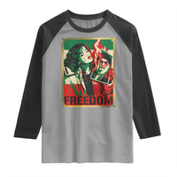 Free Iran Protest Raglan Shirt Support Women Life Freedom Statement