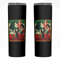 Free Iran Protest Skinny Tumbler Support Women Life Freedom Statement