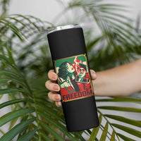 Free Iran Protest Skinny Tumbler Support Women Life Freedom Statement
