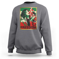 Free Iran Protest Sweatshirt Support Women Life Freedom Statement