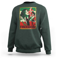 Free Iran Protest Sweatshirt Support Women Life Freedom Statement