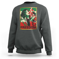 Free Iran Protest Sweatshirt Support Women Life Freedom Statement