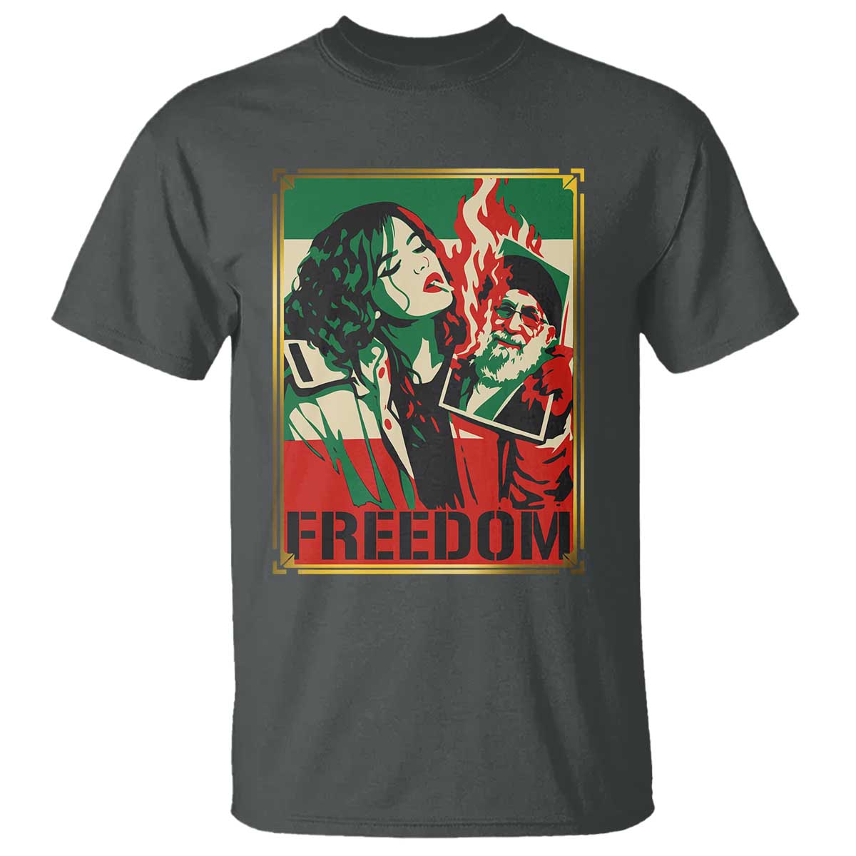 Free Iran Protest T Shirt Support Women Life Freedom Statement