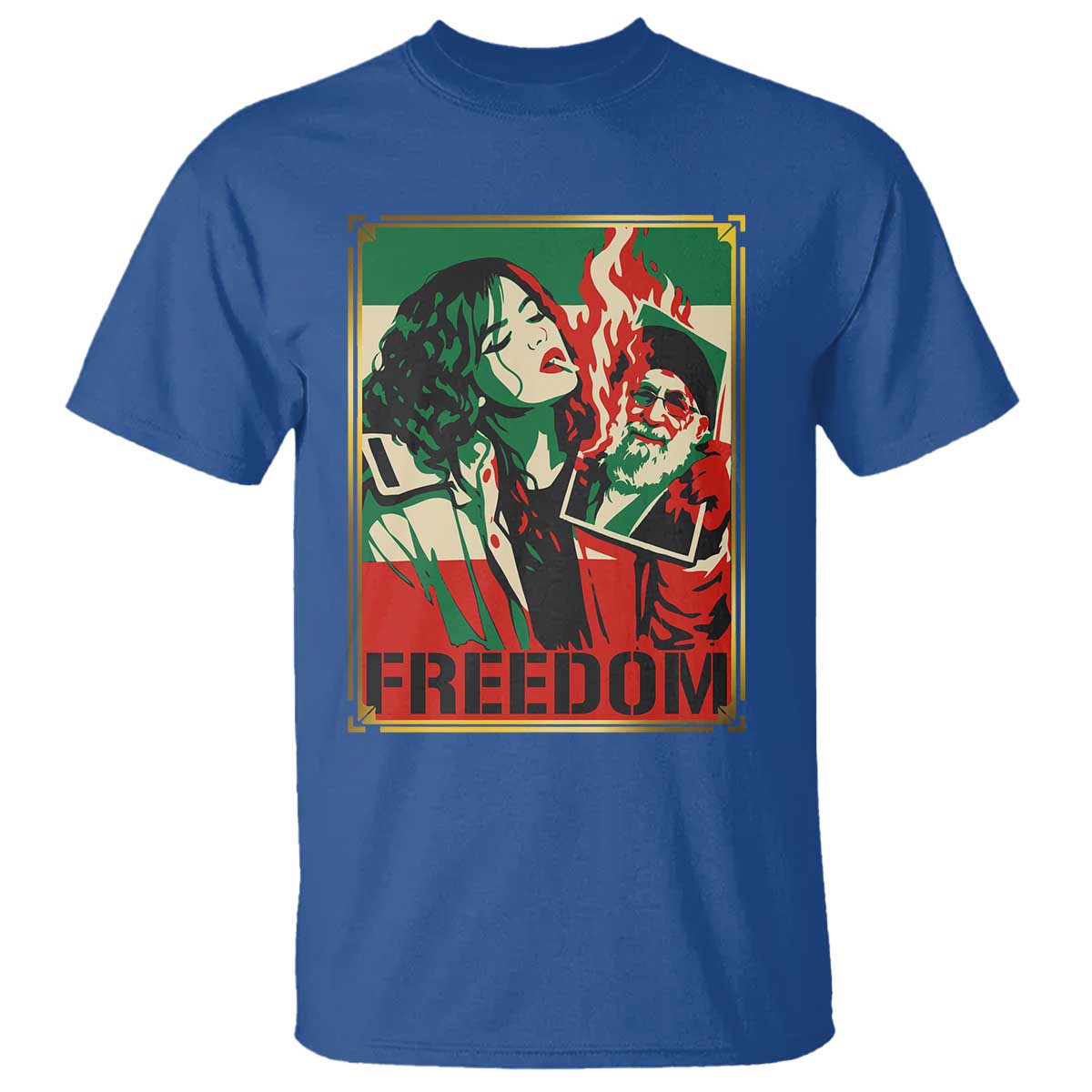 Free Iran Protest T Shirt Support Women Life Freedom Statement