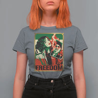 Free Iran Protest T Shirt For Women Support Women Life Freedom Statement
