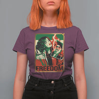 Free Iran Protest T Shirt For Women Support Women Life Freedom Statement