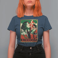 Free Iran Protest T Shirt For Women Support Women Life Freedom Statement
