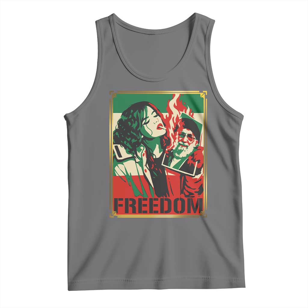 Free Iran Protest Tank Top Support Women Life Freedom Statement