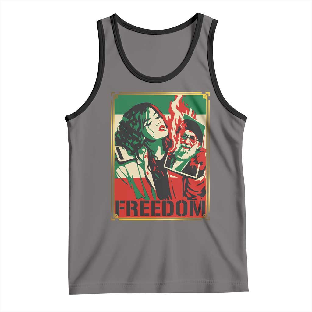 Free Iran Protest Tank Top Support Women Life Freedom Statement