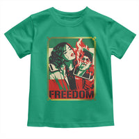 Free Iran Protest Toddler T Shirt Support Women Life Freedom Statement