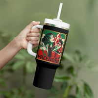Free Iran Protest Tumbler With Handle Support Women Life Freedom Statement