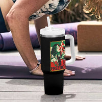 Free Iran Protest Tumbler With Handle Support Women Life Freedom Statement