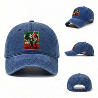Free Iran Protest Washed Cotton Baseball Cap Support Women Life Freedom Statement