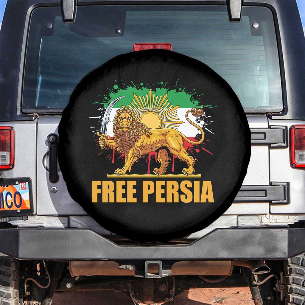 Free Persian Spare Tire Cover Iran Flag Lion And Sun Persian Pride Iranian Protests