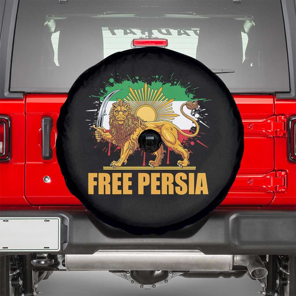 Free Persian Spare Tire Cover Iran Flag Lion And Sun Persian Pride Iranian Protests