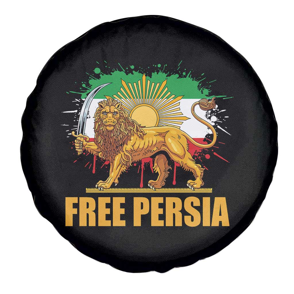 Free Persian Spare Tire Cover Iran Flag Lion And Sun Persian Pride Iranian Protests
